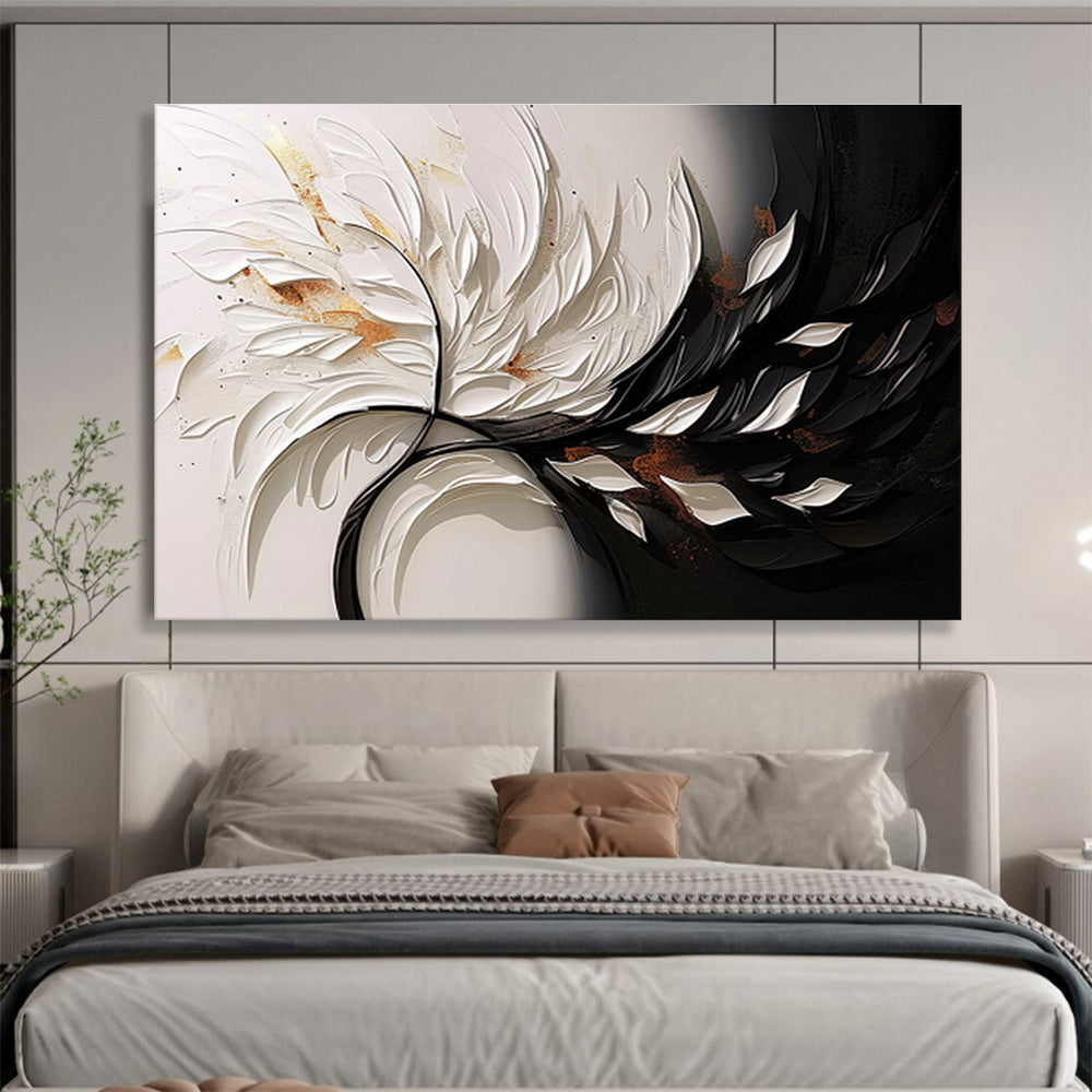 Oversized Textured Handmade Abstract Painting for Decorative Upgrades DKH746