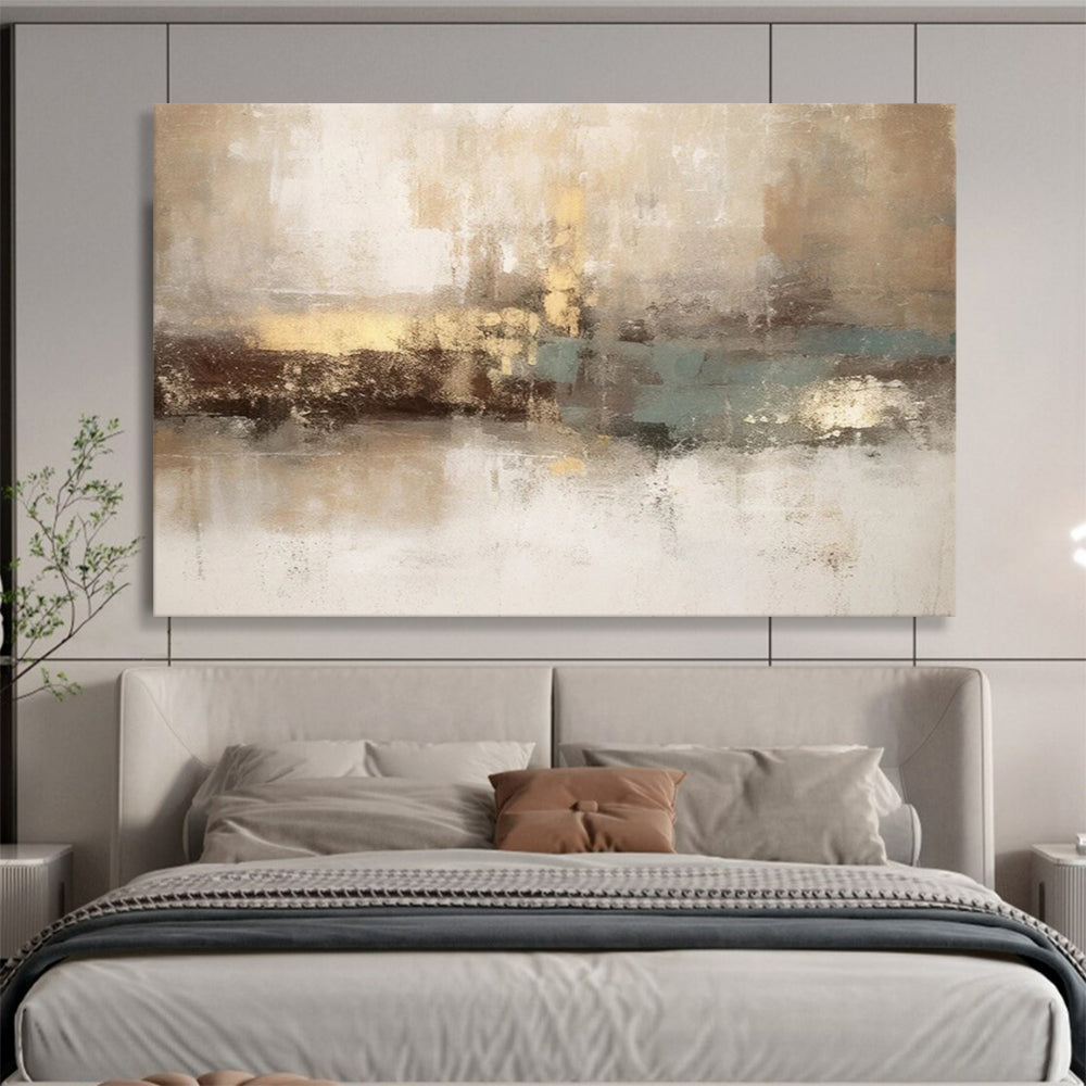 Warm Tones Abstract - Cozy Living Room Charm DLZ070