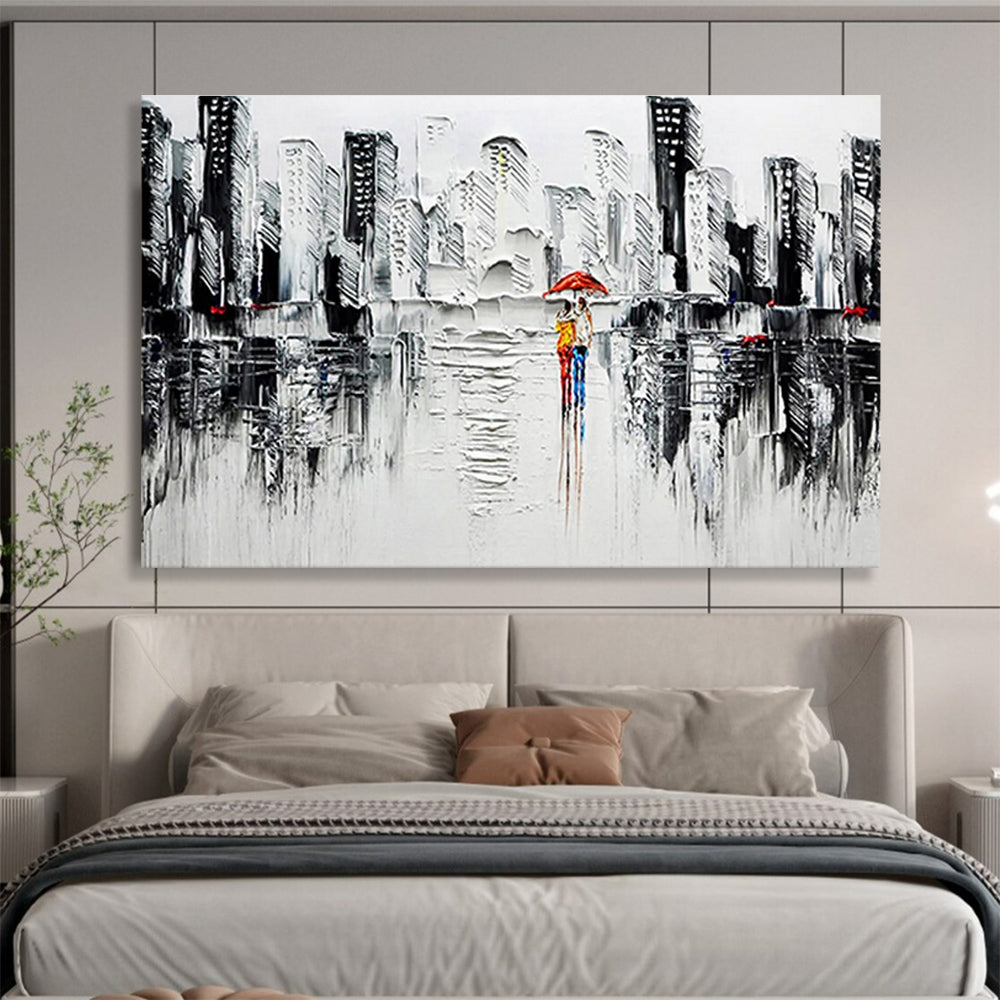 Serene Large Abstract Mural for Bedroom & Hallway DKH895