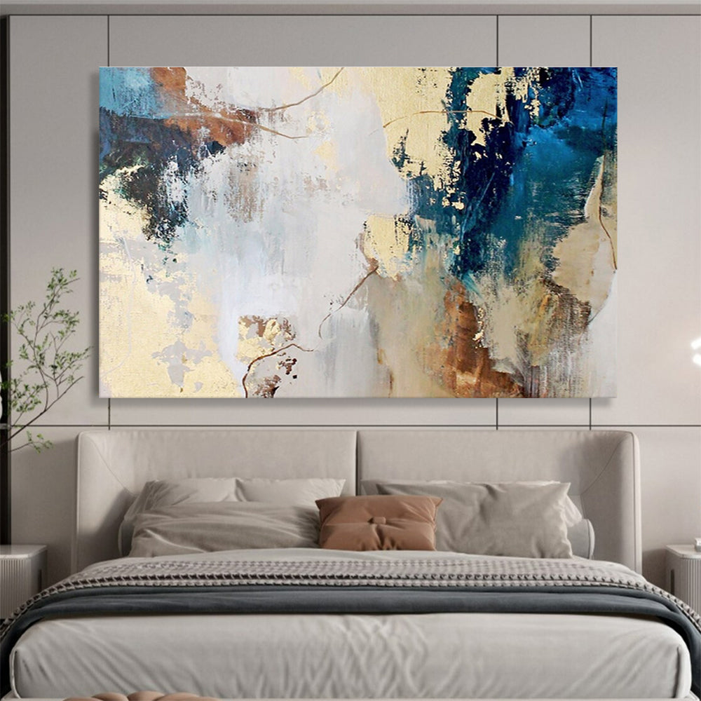 Custom Hand-Painted Wall Decor for Living Room & Office DKH130