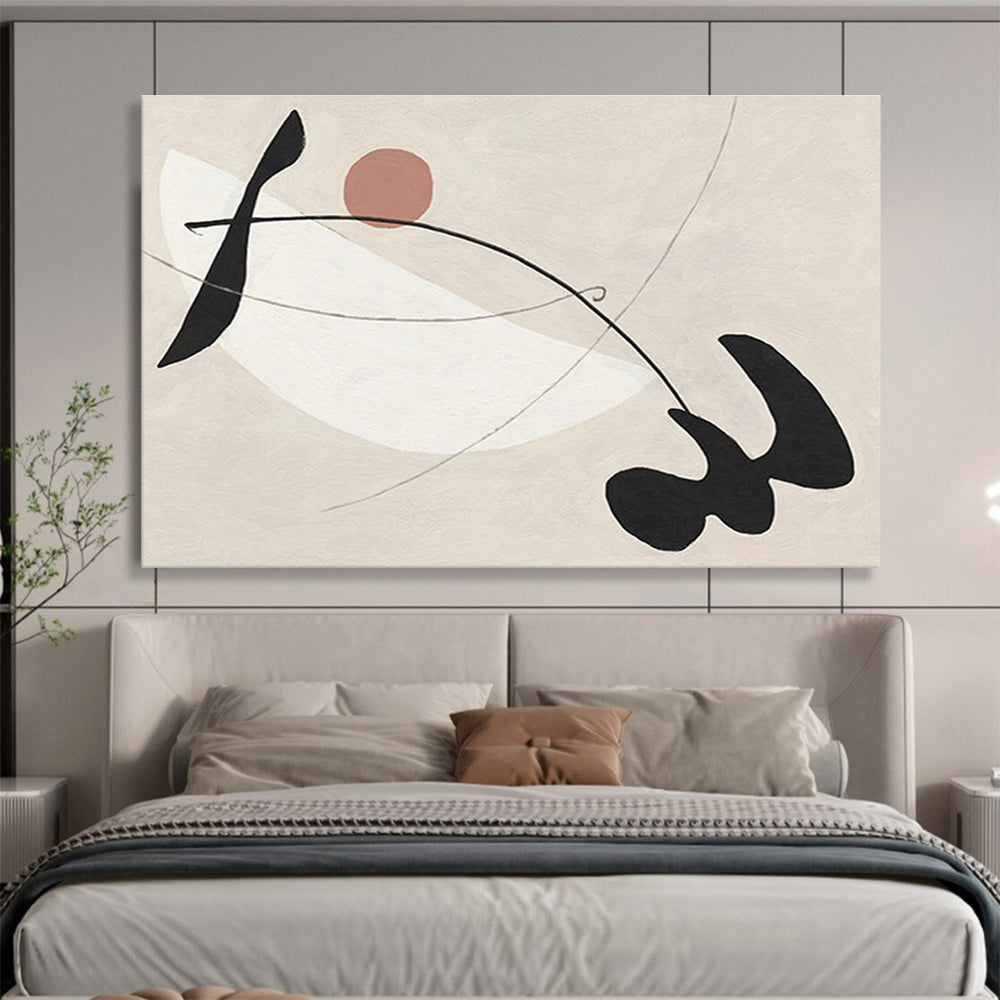 Extensive Hand - Crafted Textured Abstract Canvas for Dynamic Interiors DKH738