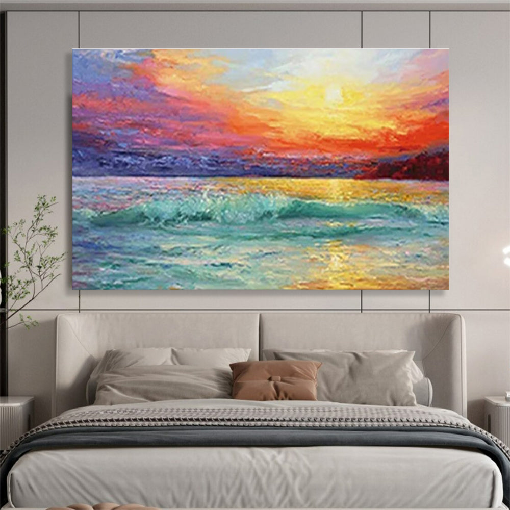 Trend - Defining Original Immense Textured Hand - Crafted Abstract Painting for Fashionable Interiors DKH859