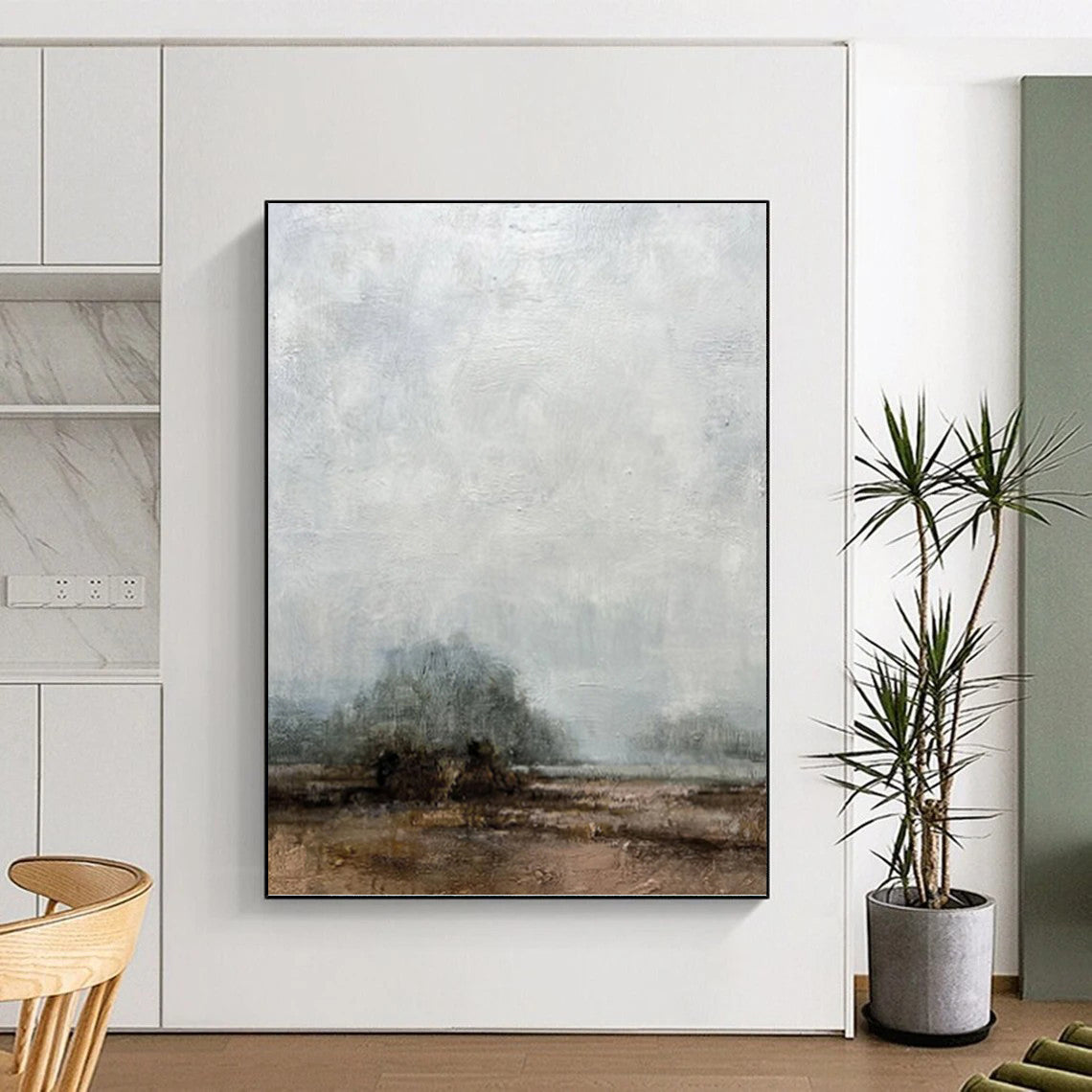 Massive - Extent Hand - Painted Textured Custom Abstract Epic, for Office and Bar DKH1510
