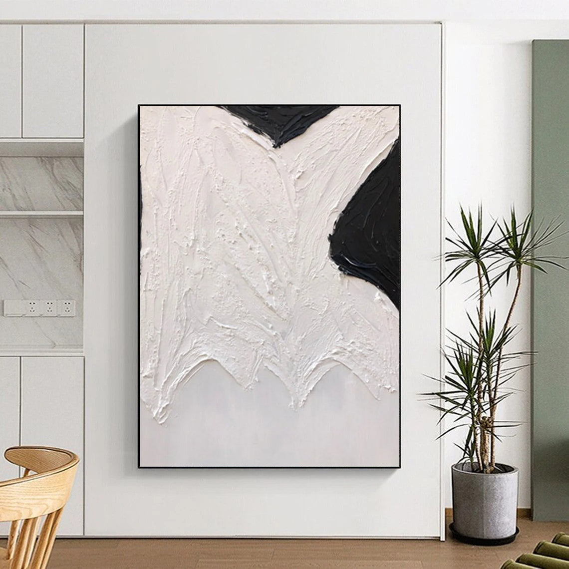 Hand-Painted Large Custom Abstract Paintings for Dining Room & Bar DTP405