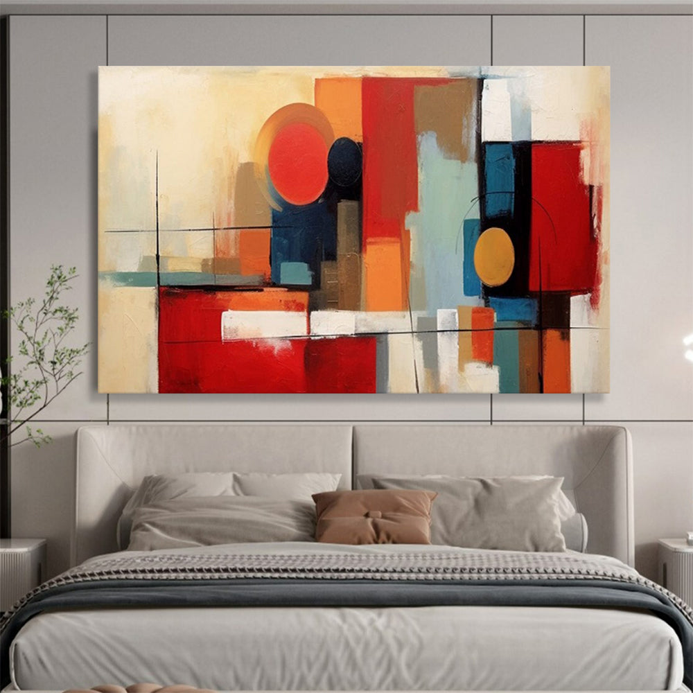 Geometric Abstract - Modern Living Room or Office Statement DLZ219