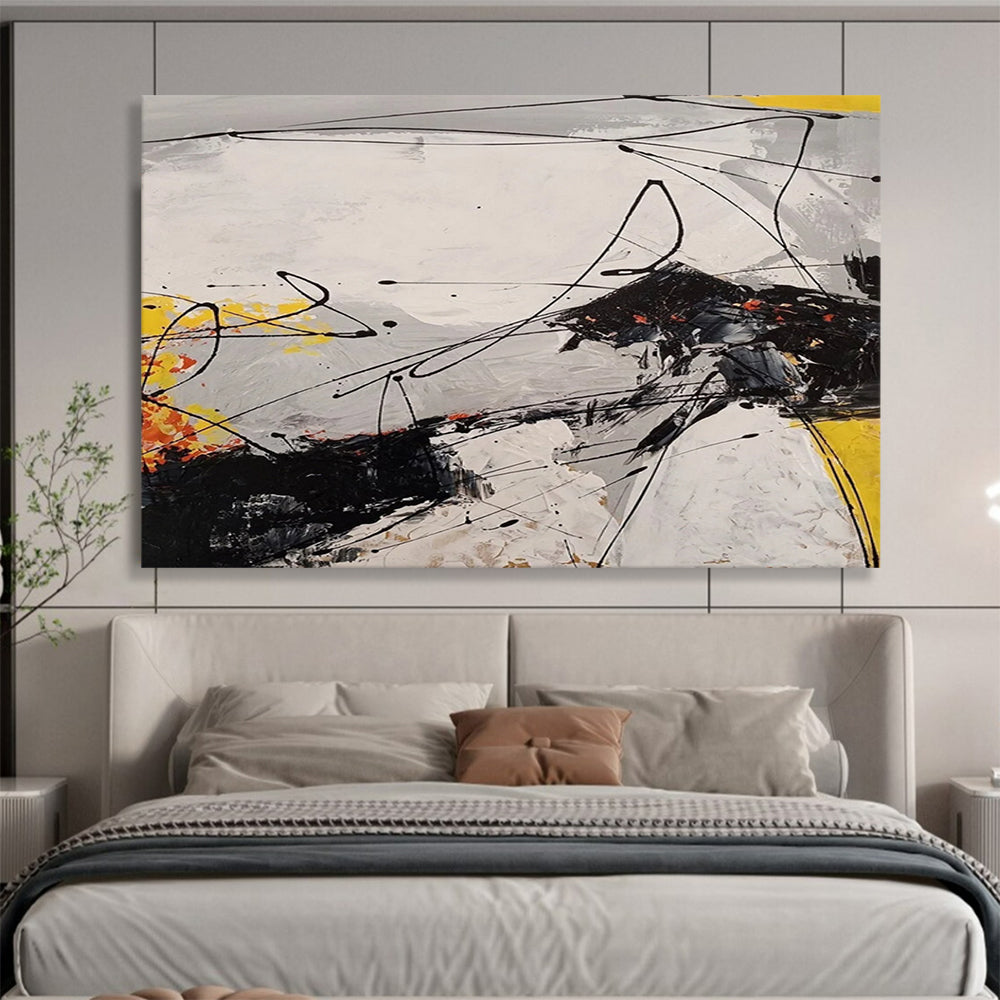 Bold Abstract Sea & Sky - Modern Living Room Edge DLZ030