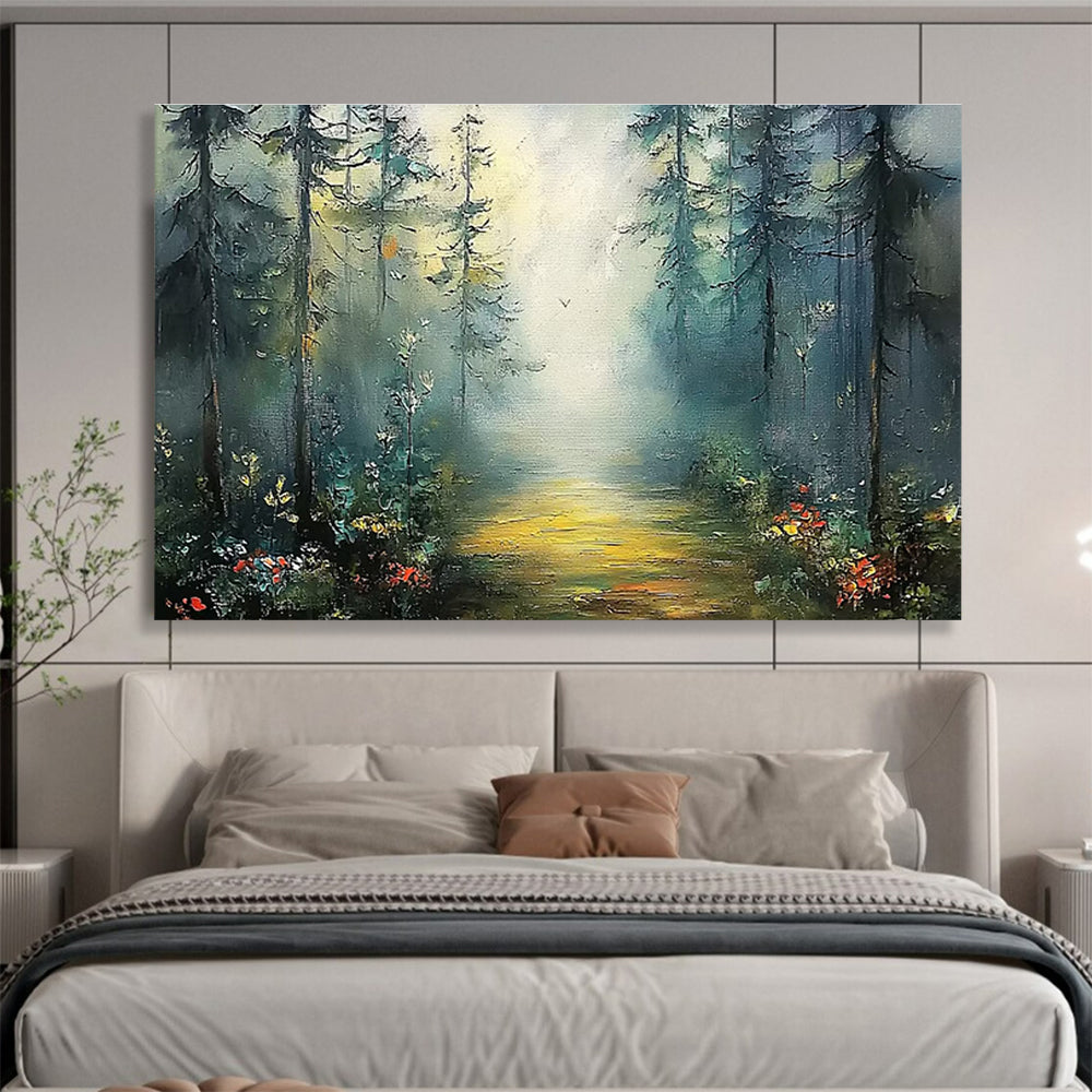Statement - Making Large Abstract Canvas for Living Room & Office DKH871