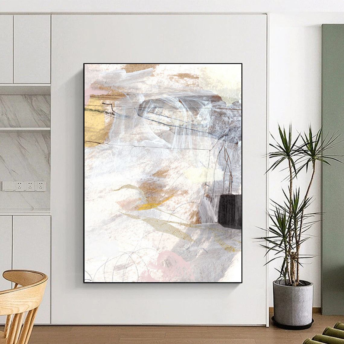 Custom Abstract Paintings: Large Dimensions, Textured & Exquisite DTP187