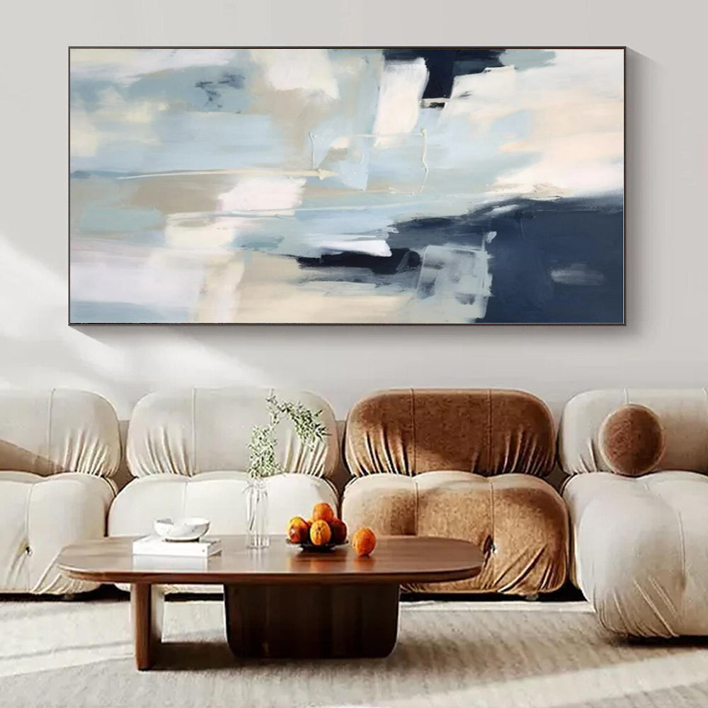 Hand-Painted Personalized Abstract Canvas for Office and Bedroom
