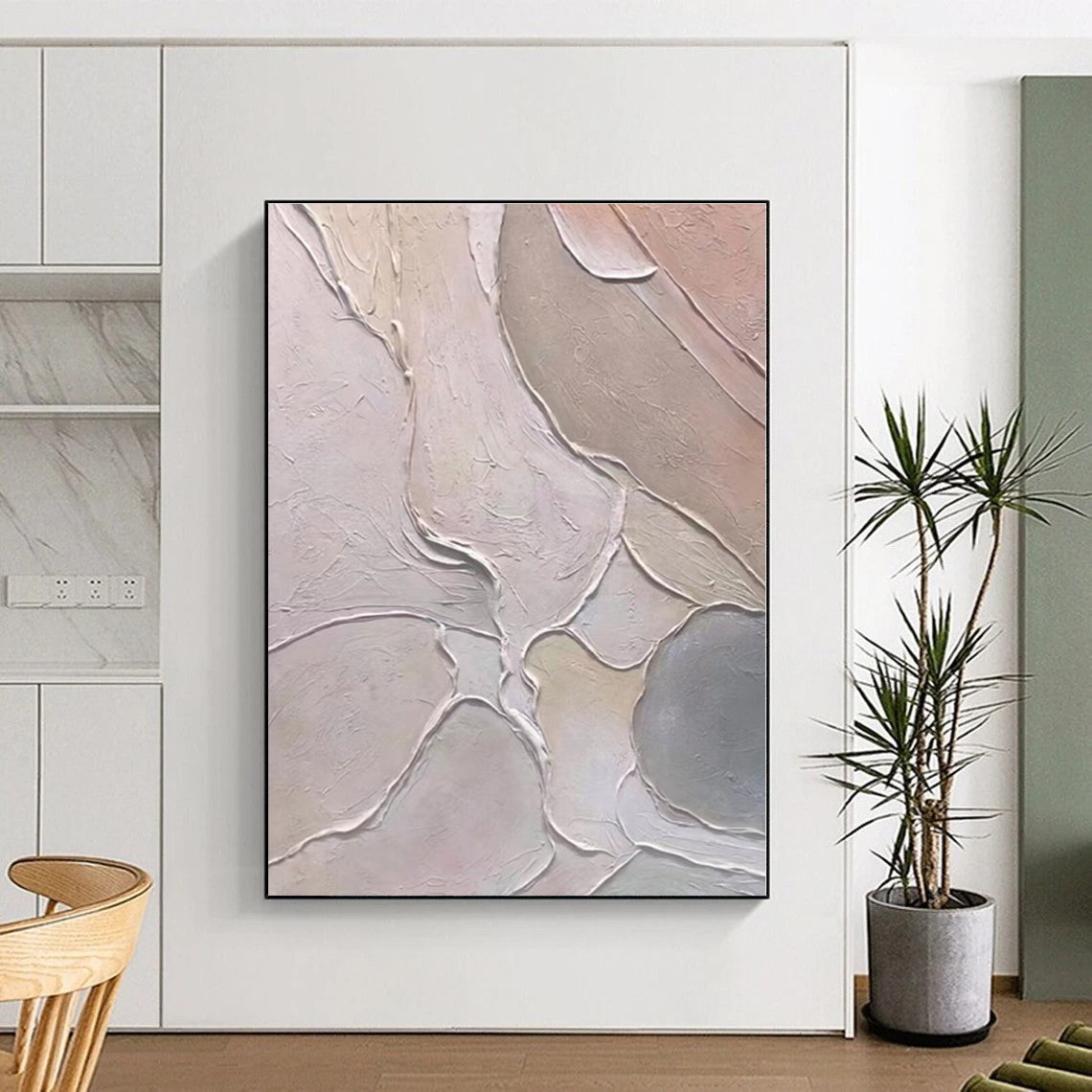 Enormous Customized Abstract Canvas for Pet Playpen Feature Wall