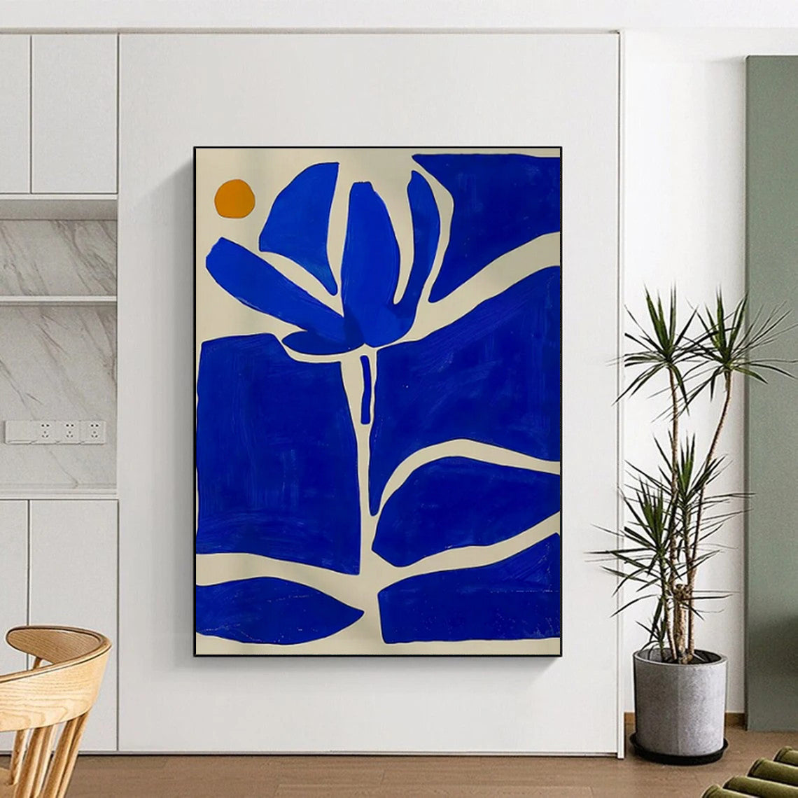 xtra-Large Contemporary Abstract Painting Ideal for Hotel Lobbies