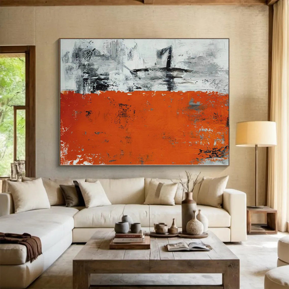 Giant Made-to-Order Abstract Canvas for Walk-in Closet Shoe Storage Walls