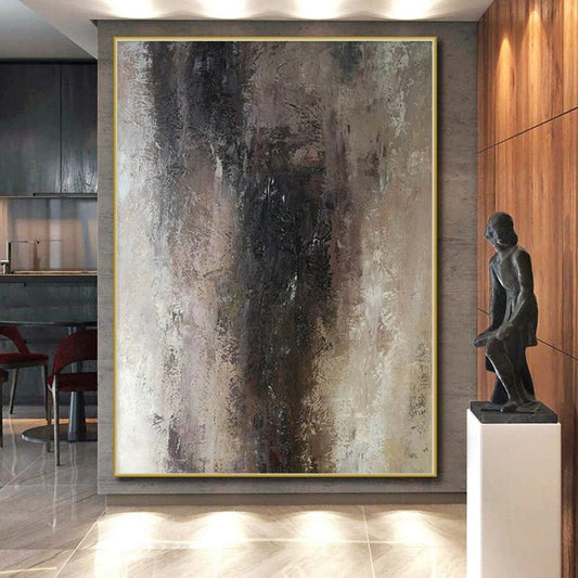 Enormous Made-to-Order Abstract Wall Art for Entryway Hall