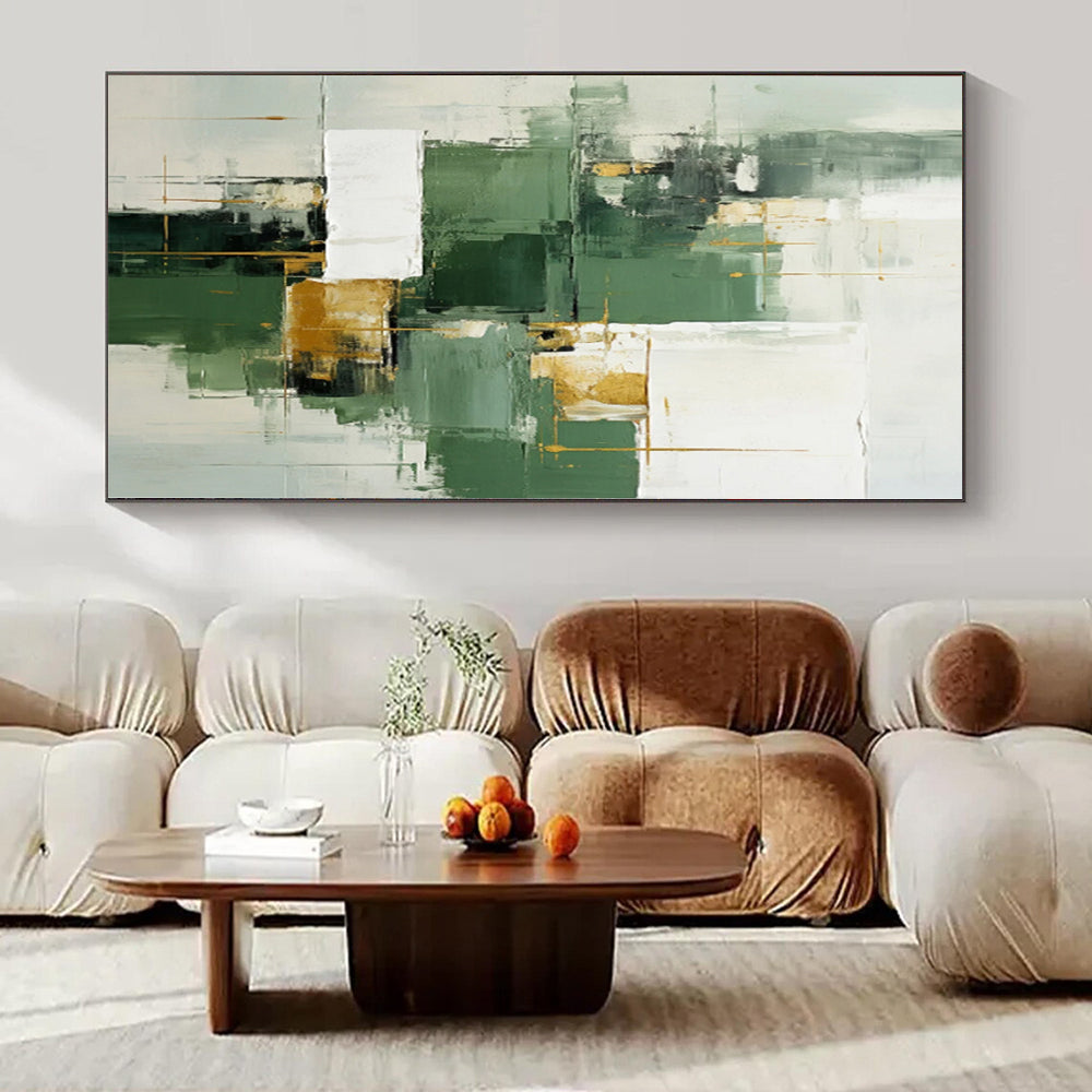 Grand Abstract Painting for Nursery Crib Nooks - Made to Order Mixed Media on Linen