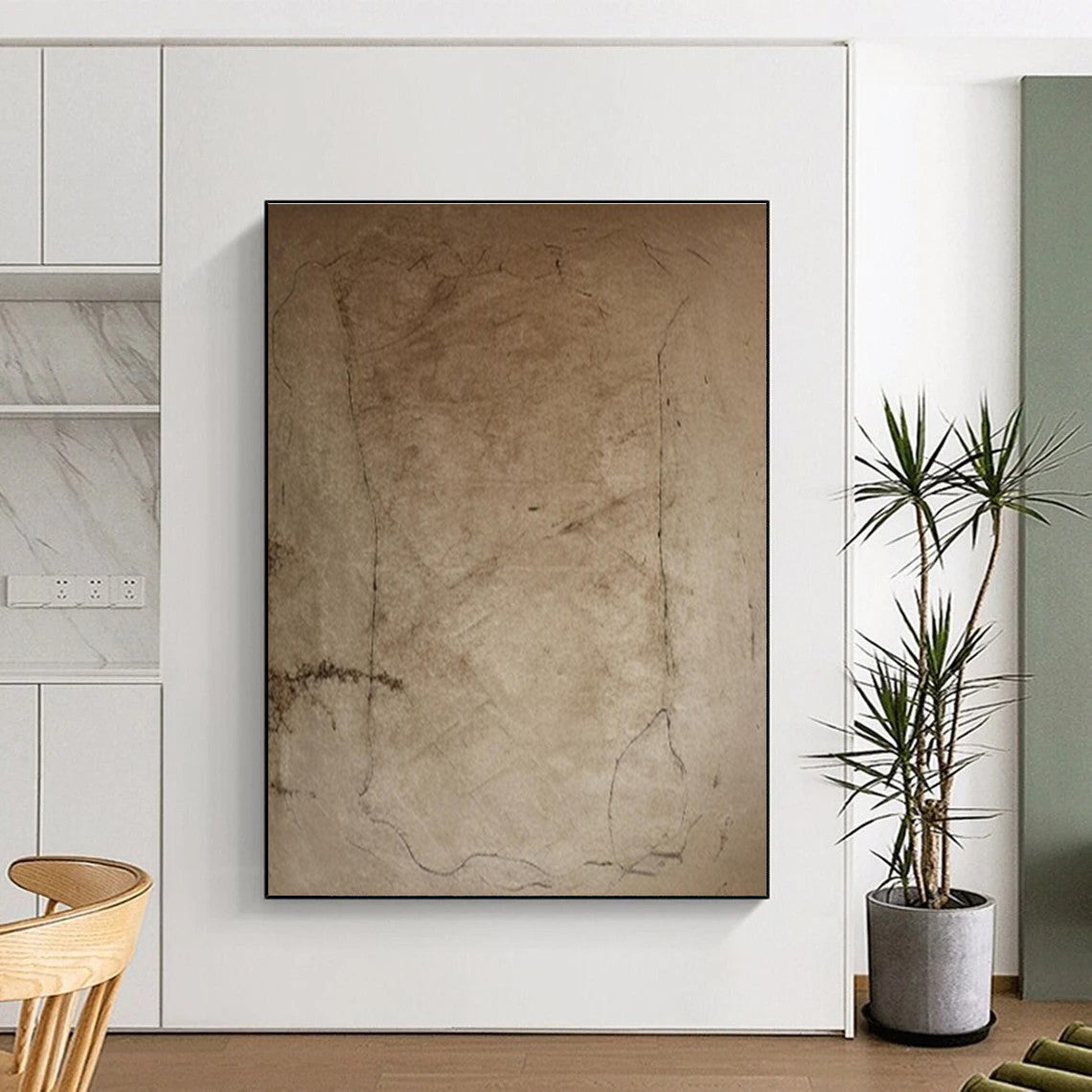 Super-Sized Abstract Canvas for Greenhouse Gardening Inspiration LargeART0688