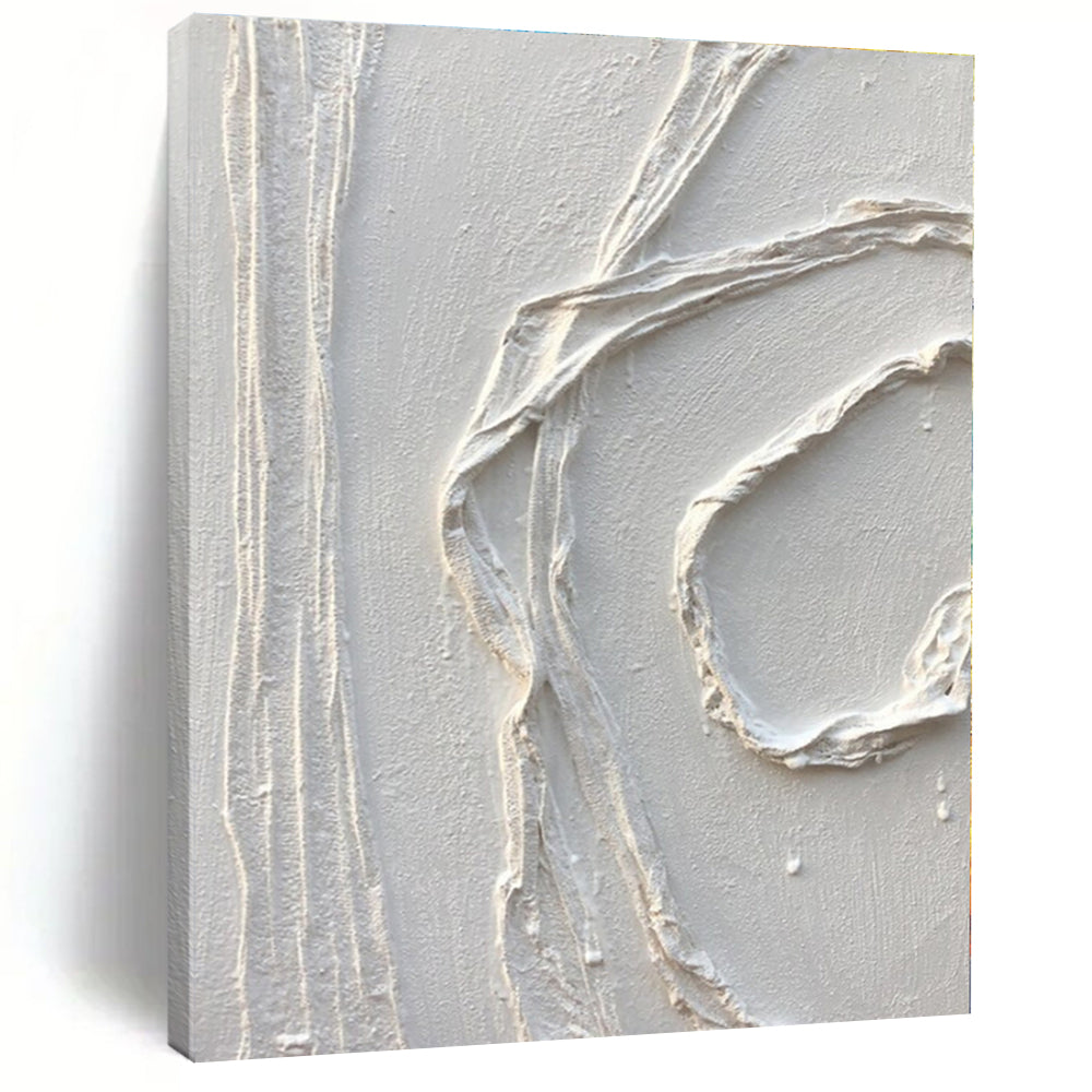 Large-Scale Hand-Painted Abstract Canvas for Living Room and Bar