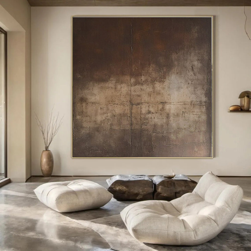 Oversized Custom Hand-Painted Abstract Art for Dining Room and Hallway