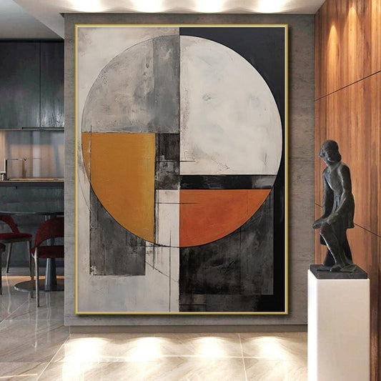 Grand Made-to-Order Abstract Wall Art for Entryway Foyers