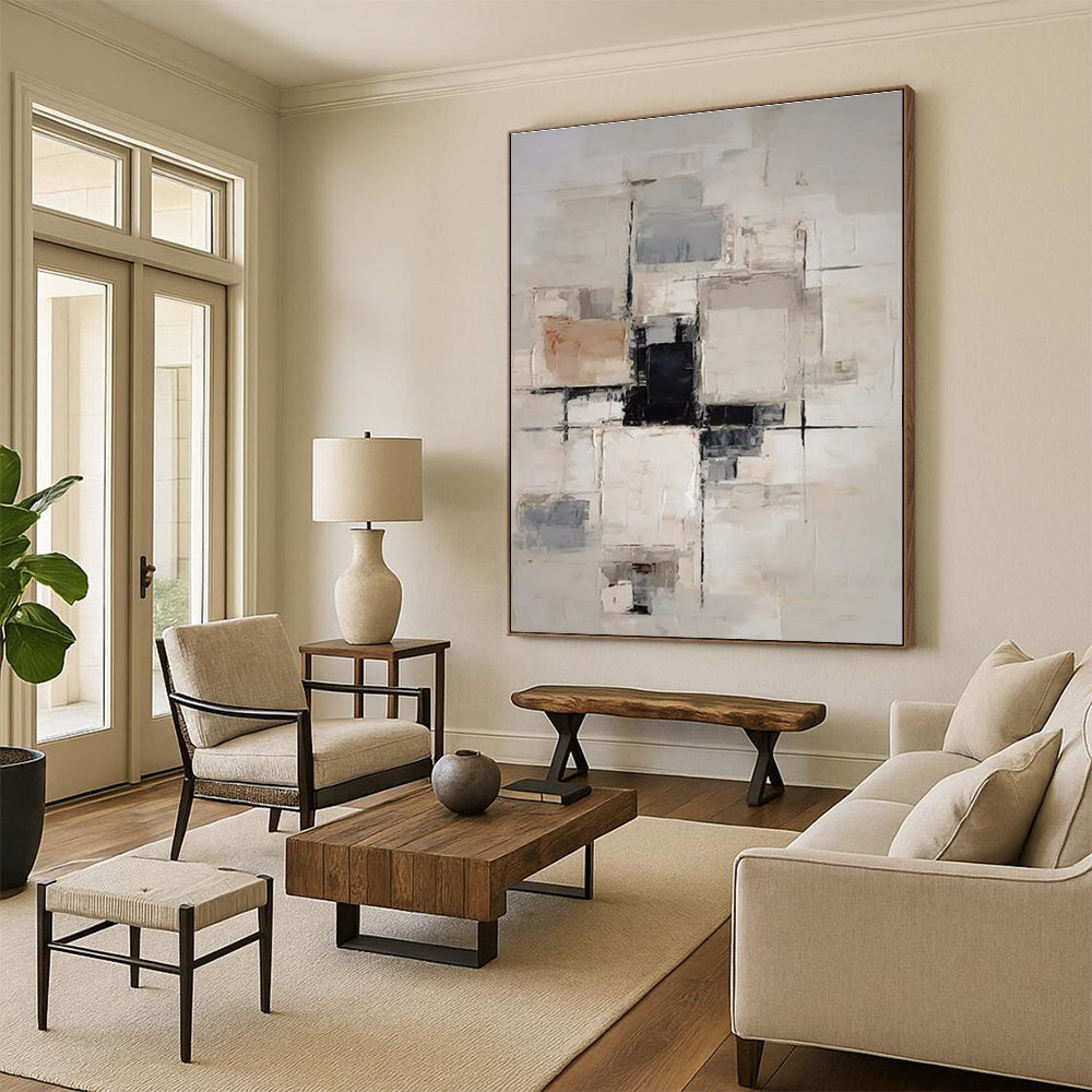 Extra-Huge Contemporary Abstract Wall Art for Event Stage Backdrops