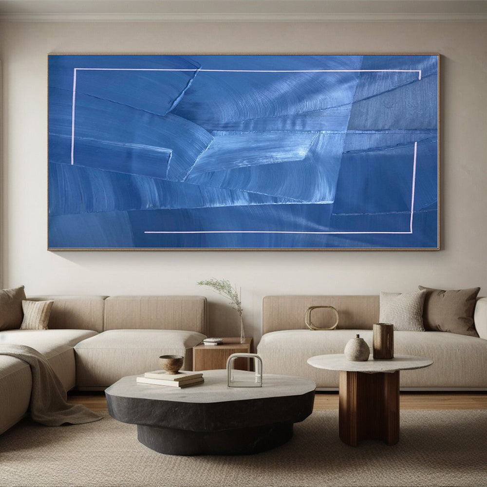 Colossal Custom Abstract Canvas for Kids’ Playroom Climbing Wall