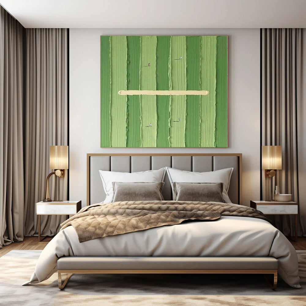 Hand-Painted Personalized Abstract Art for Dining Room and Entryway