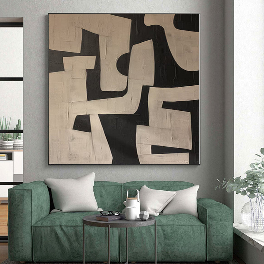 Monumental Hand-Painted Abstract Art for Event Venue Centers