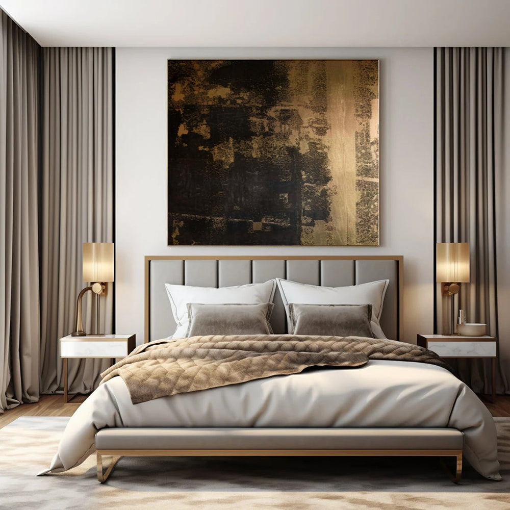 Super-Sized Hand-Painted Modern Abstract Wall Decor for Office Mail Rooms