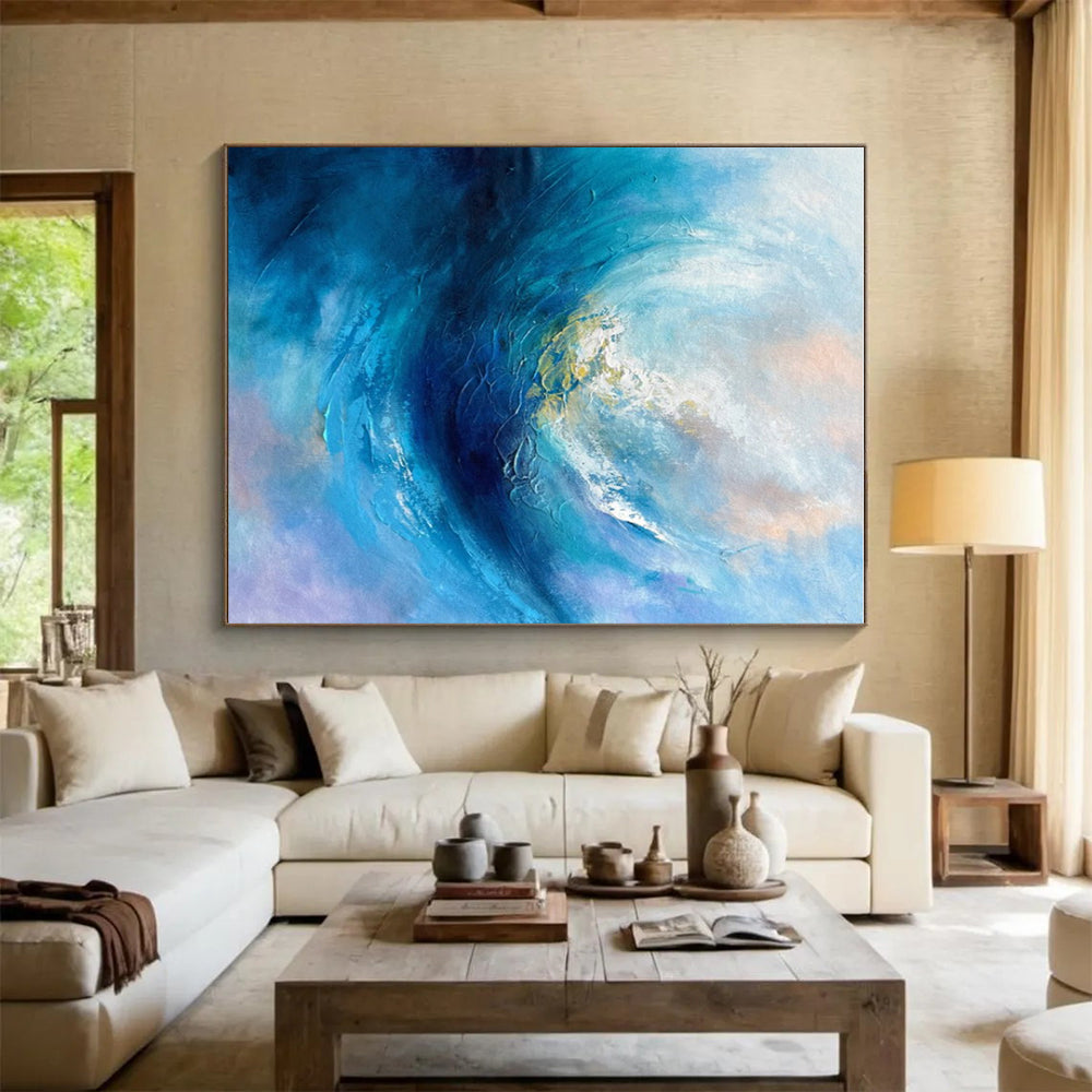 Oversized Abstract Wall Art for Home Music Studio Creative Backdrop LargeART0683
