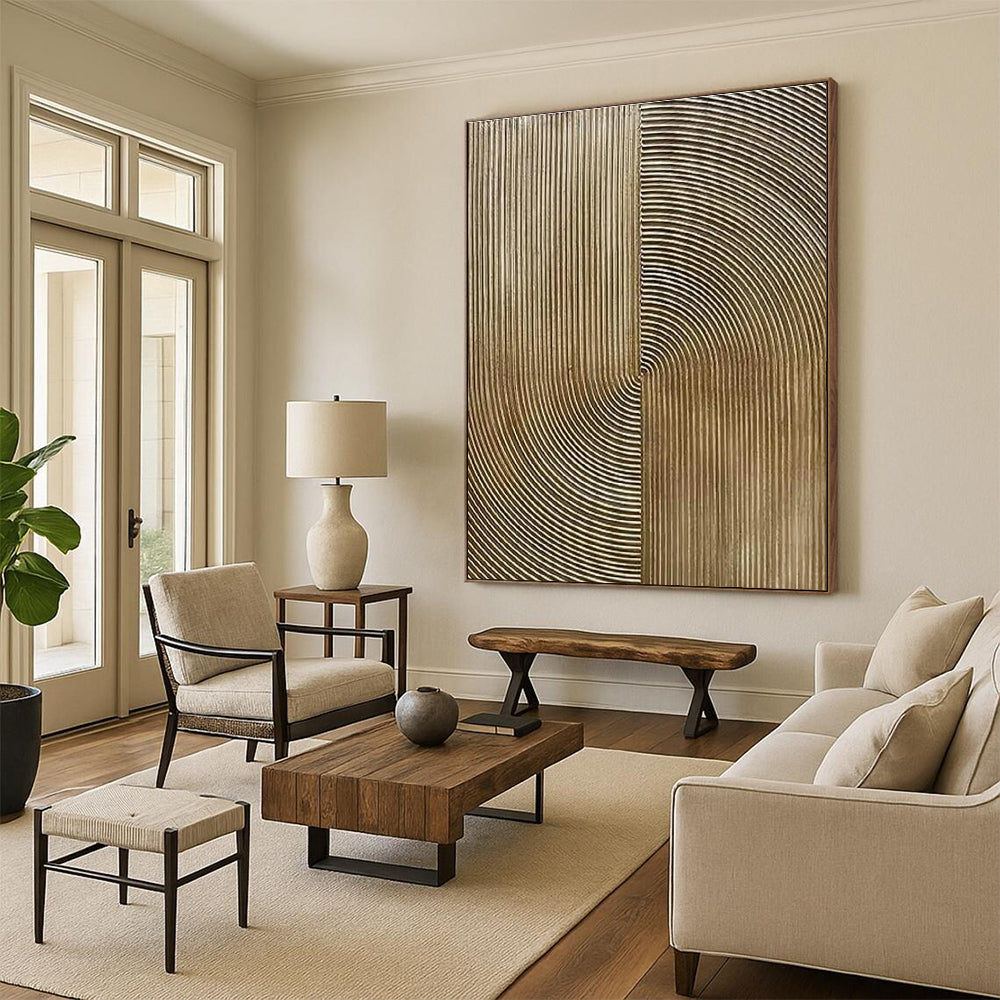 Large Modern Abstract Canvas for Conference Center Plenary Halls