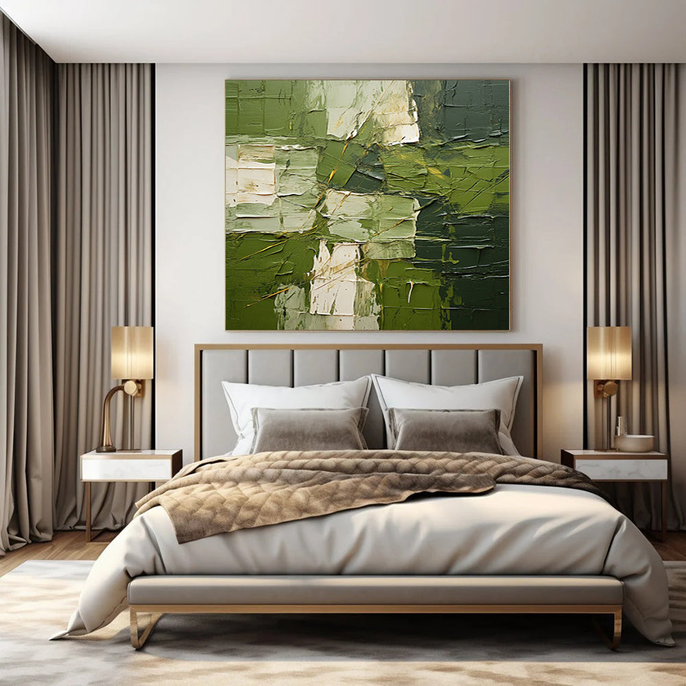 Grand Abstract Wall Decor for Corridor Niche Spaces - Made to Order Mixed Media