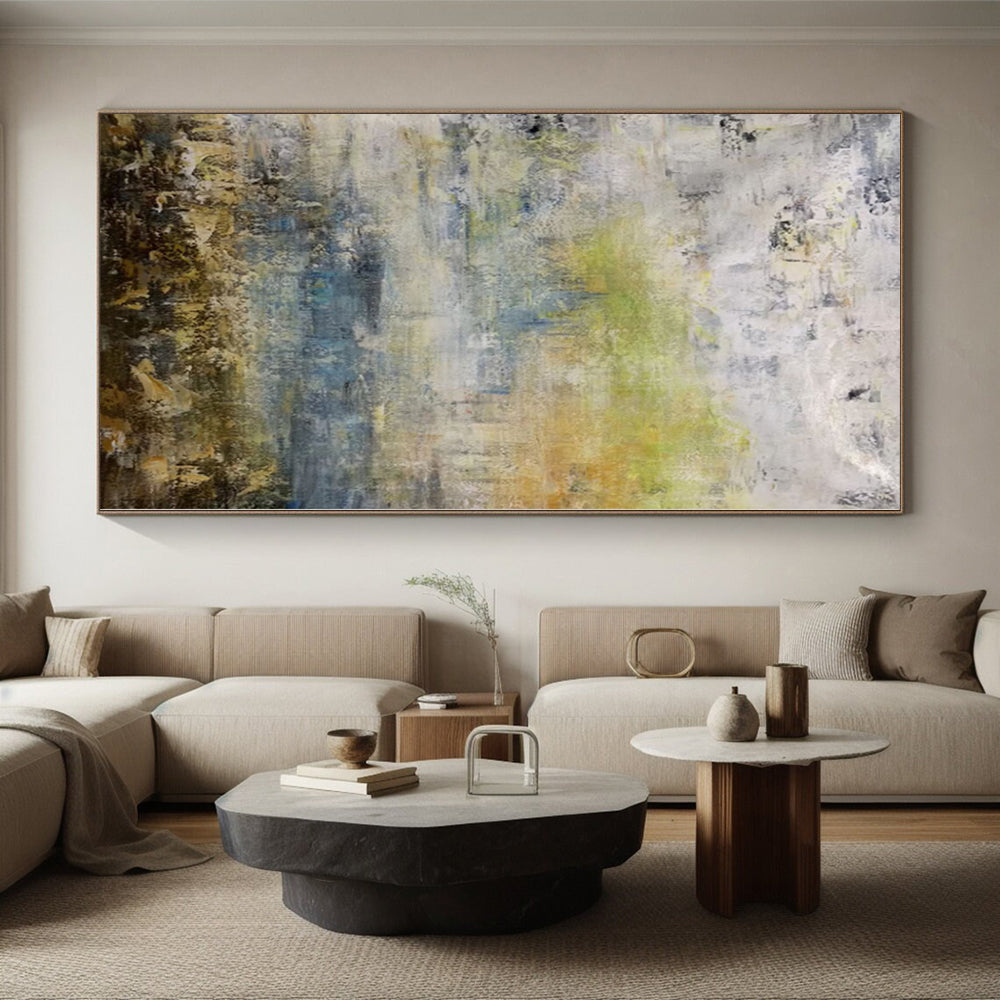 Colossal Made-to-Order Abstract Wall Art for Reading Nook Alcove