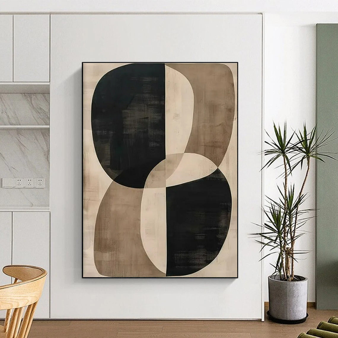Vast Modern Abstract Wall Art for Event Catering Buffet Areas
