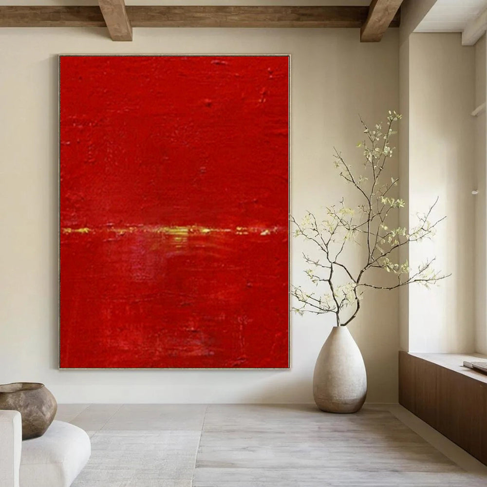 Gigantic Hand-Painted Modern Abstract Art for Family Home Library Ceilings