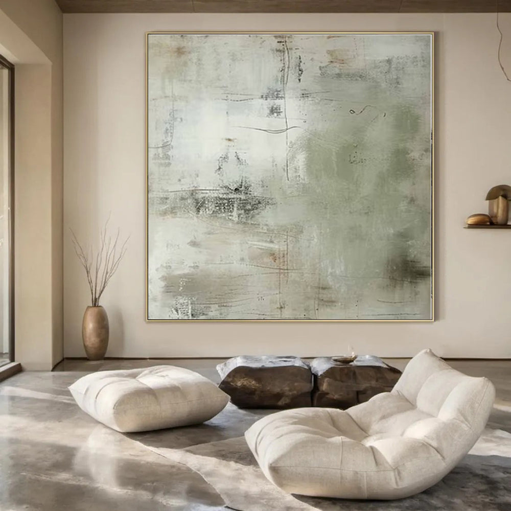 Hand-Painted Bespoke Abstract Canvas for Bedroom and Living Room