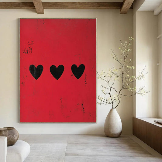 Extra-Huge Hand-Painted Modern Abstract Wall Decor for Urban Art Galleries