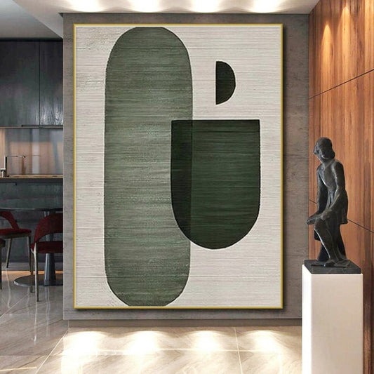 Large-Scale Abstract Art for Walk-in Closet Style Statement LargeART0675