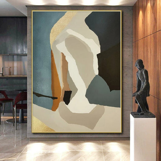 Grand Made-to-Order Abstract Wall Art for Entryway Console Table Walls