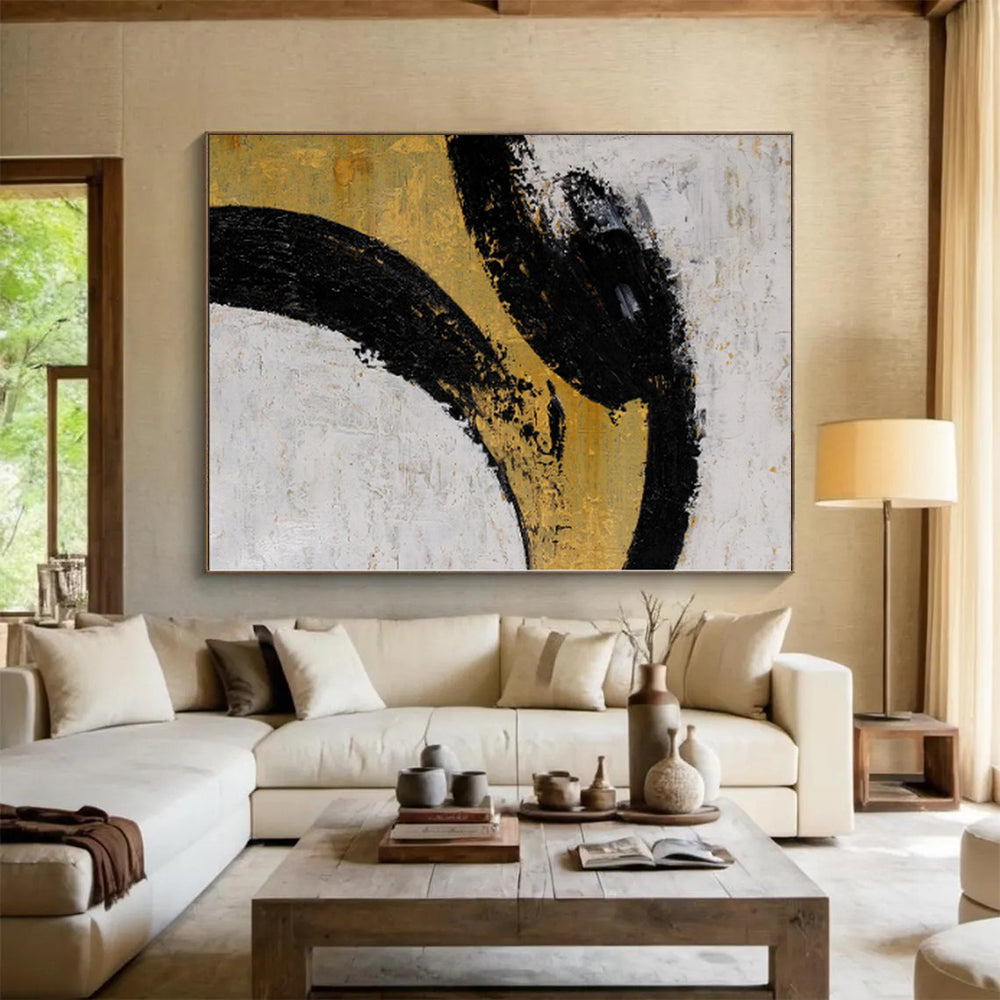 Large Abstract Surrealist Art - Commissioned Mixed Media for Theater Green Rooms