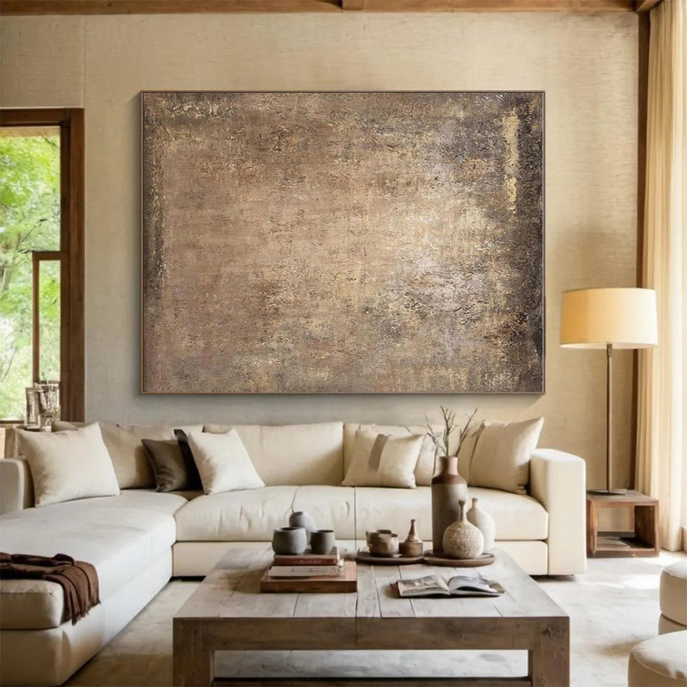 Custom Large-Scale Hand-Painted Abstract Canvas for Statement Display LargeART0632