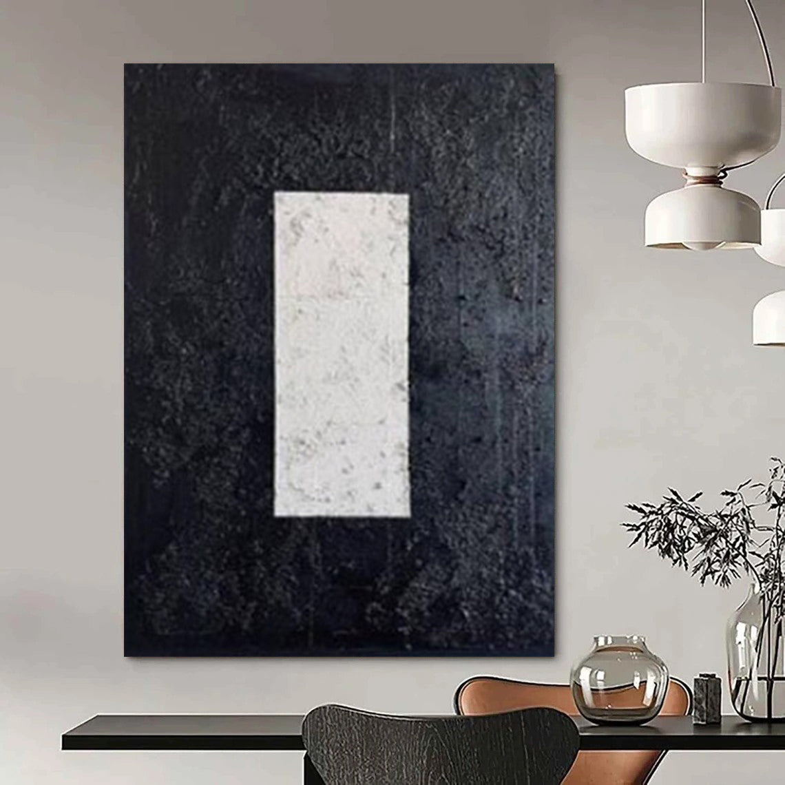 Extra-Vast Hand-Painted Modern Abstract Artwork for Family Home Indoor Gardens