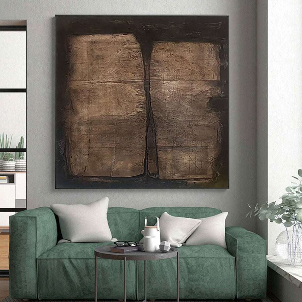 Super-Sized Fantasylandscape Hand-Painted Abstract Canvas for Kids’ Playroom Magic