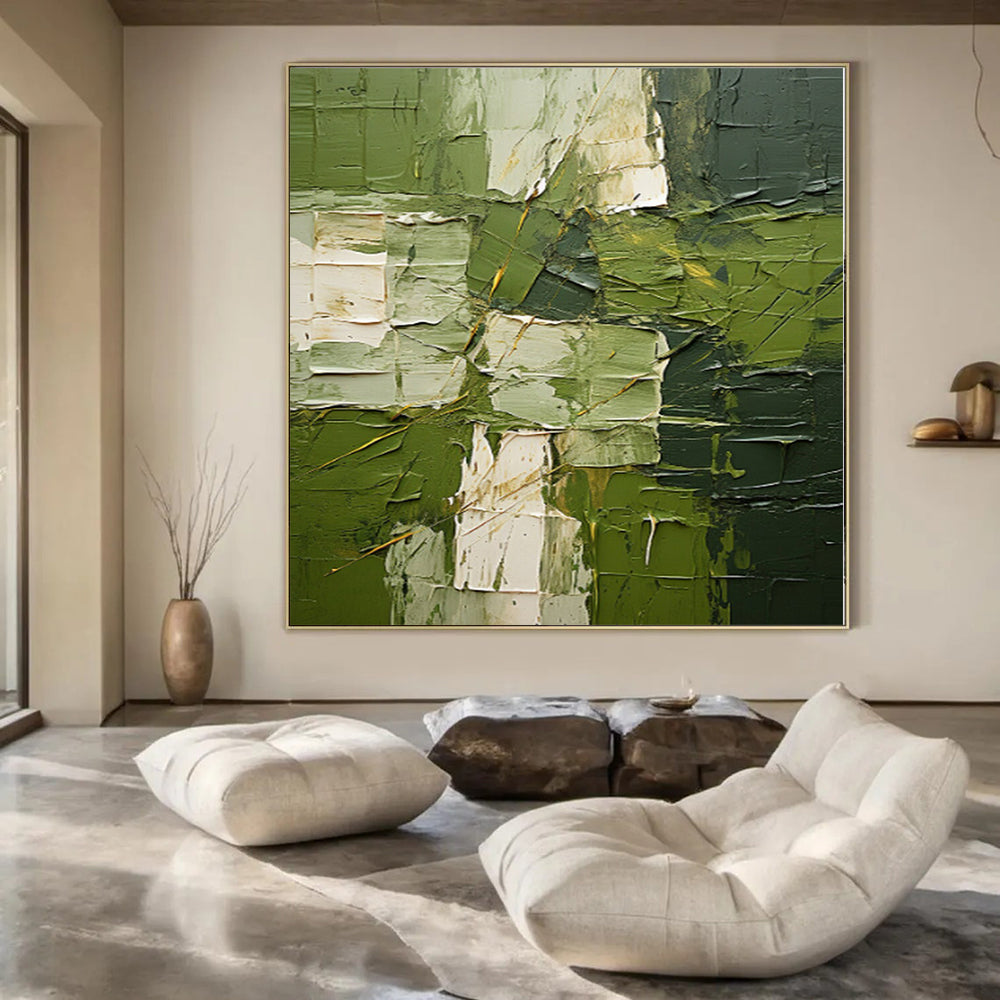 Grand Abstract Wall Decor for Corridor Niche Spaces - Made to Order Mixed Media