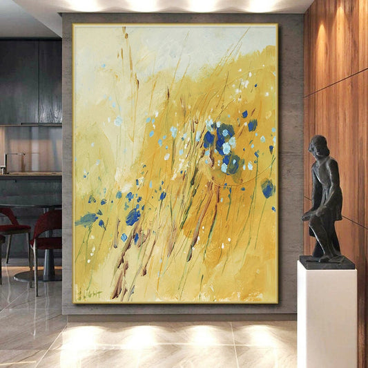 Colossal Abstract Wall Art for Home Gym Mirror Wall