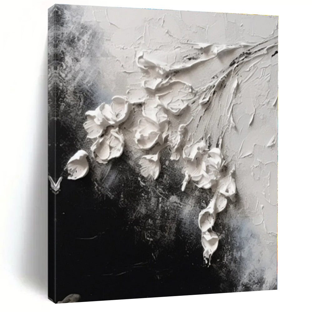 Custom Giant Hand-Painted Abstract Art for Sunroom Garden View Wall LargeART0580