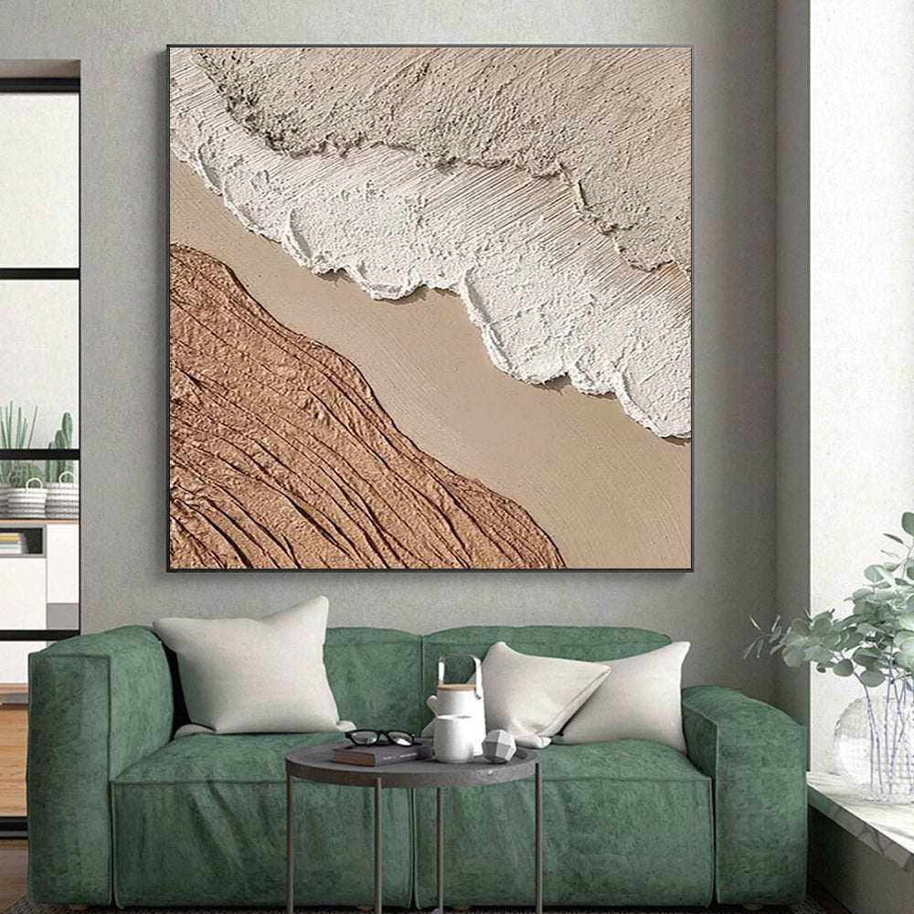 Oversized Abstract Wall Art for Hallway Staircase Visual Flow LargeART0673