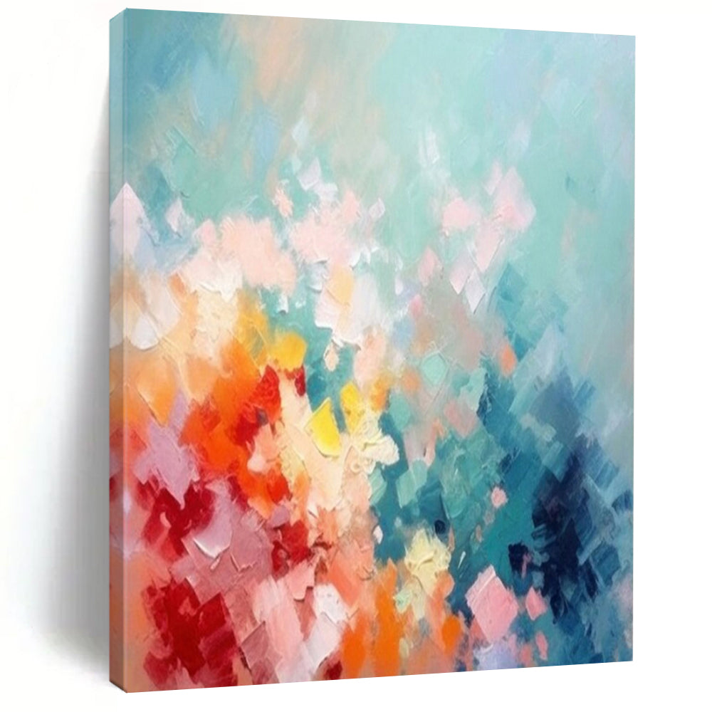 Super-Sized Hand-Painted Modern Abstract Wall Decor for Home Dining Nooks