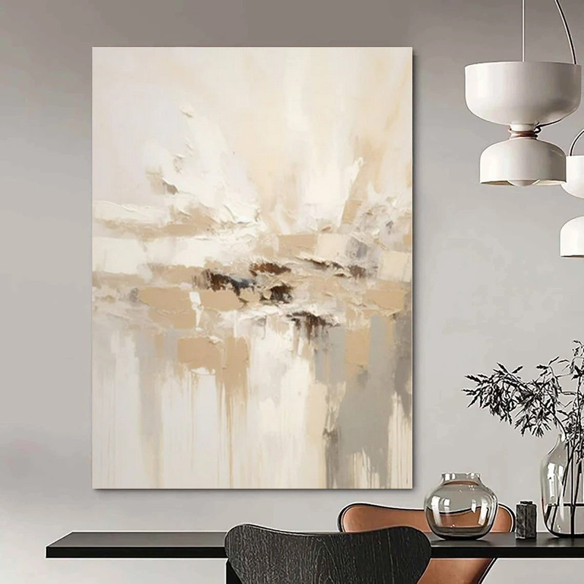 Hand-Painted Personalized Abstract Art for Bar and Bedroom
