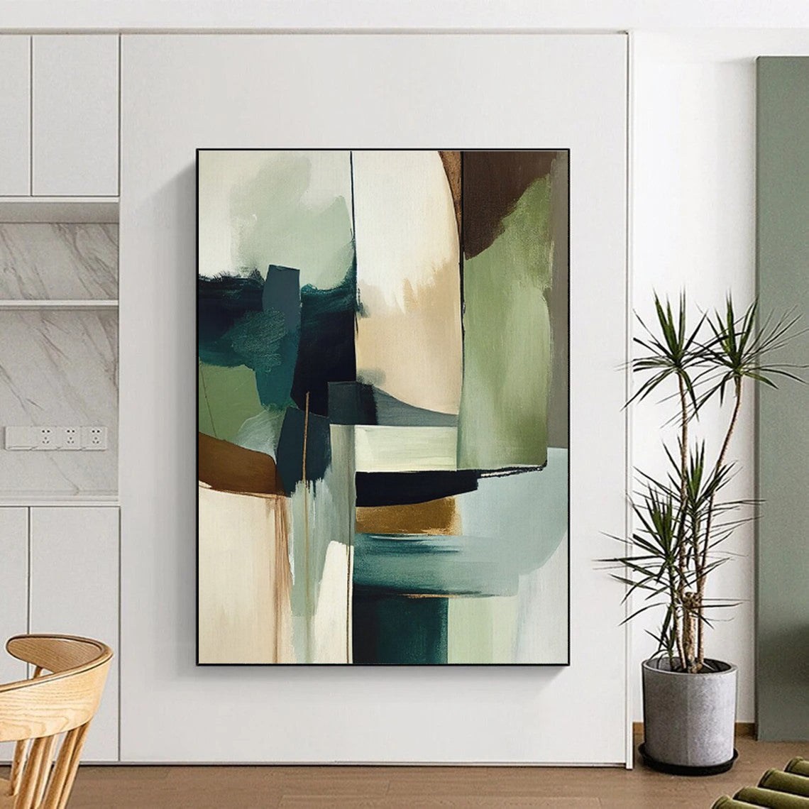 Colossal Modern Abstract Wall Art for Entryway First Impression in Contemporary Homes