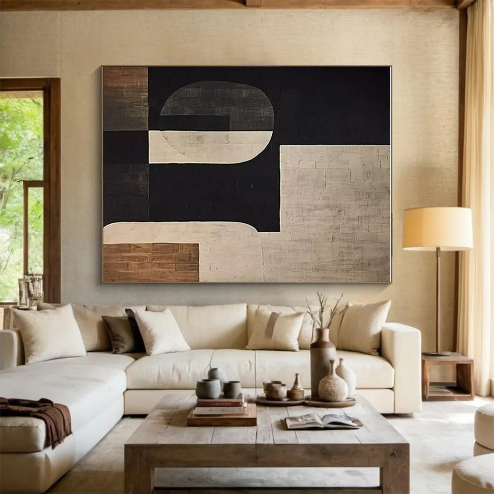Monumental Contemporary Abstract Art for Outdoor Event Tent Backdrops