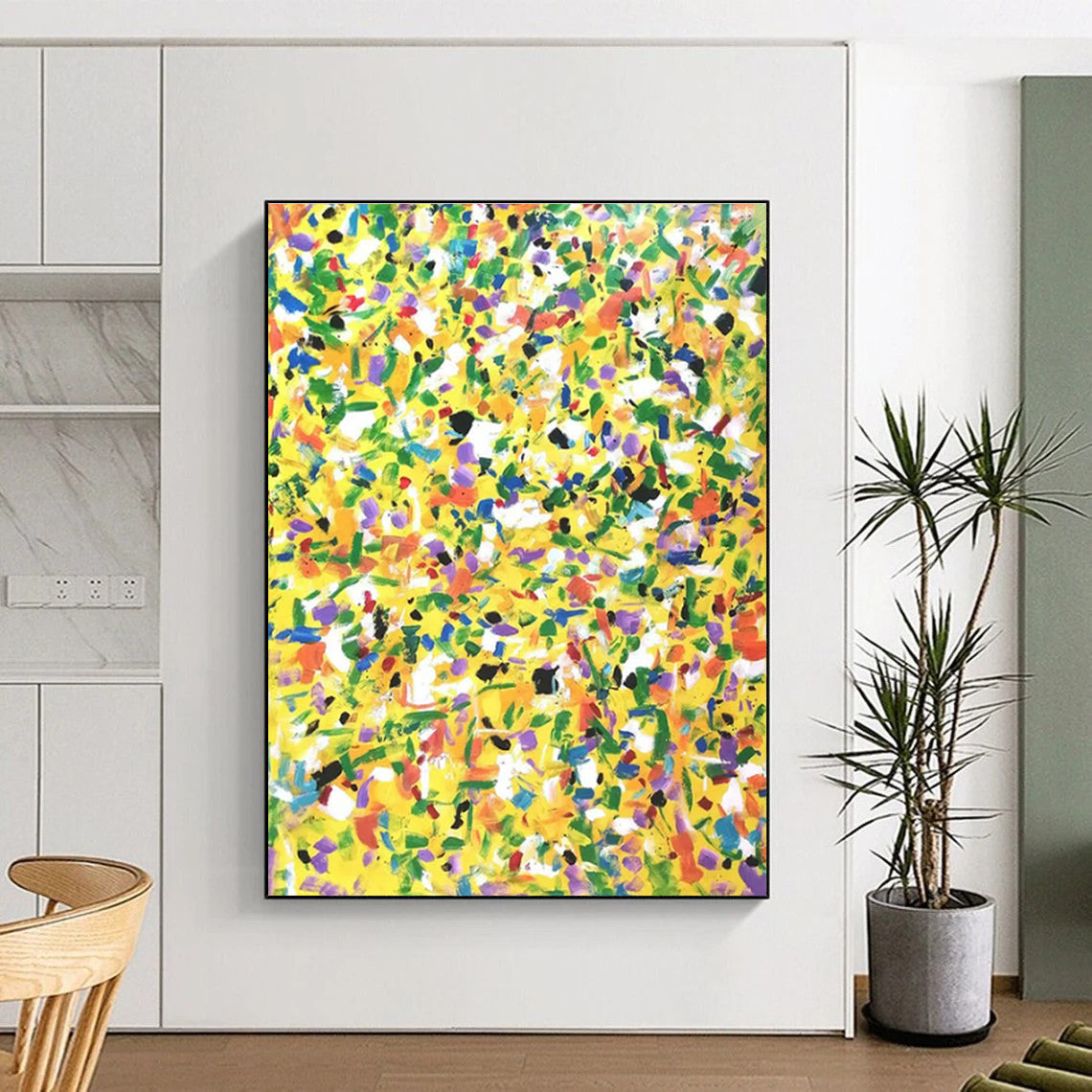 Ideal Extra-Large Abstract Painting for Luxury Hotel Ballrooms
